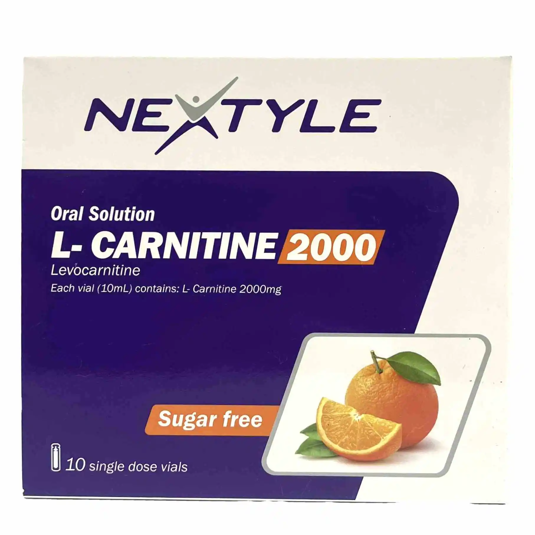 ویال خوراکی ال-کارنیتین ۲۰۰۰ نکستایل Nextyle L-Carnitine